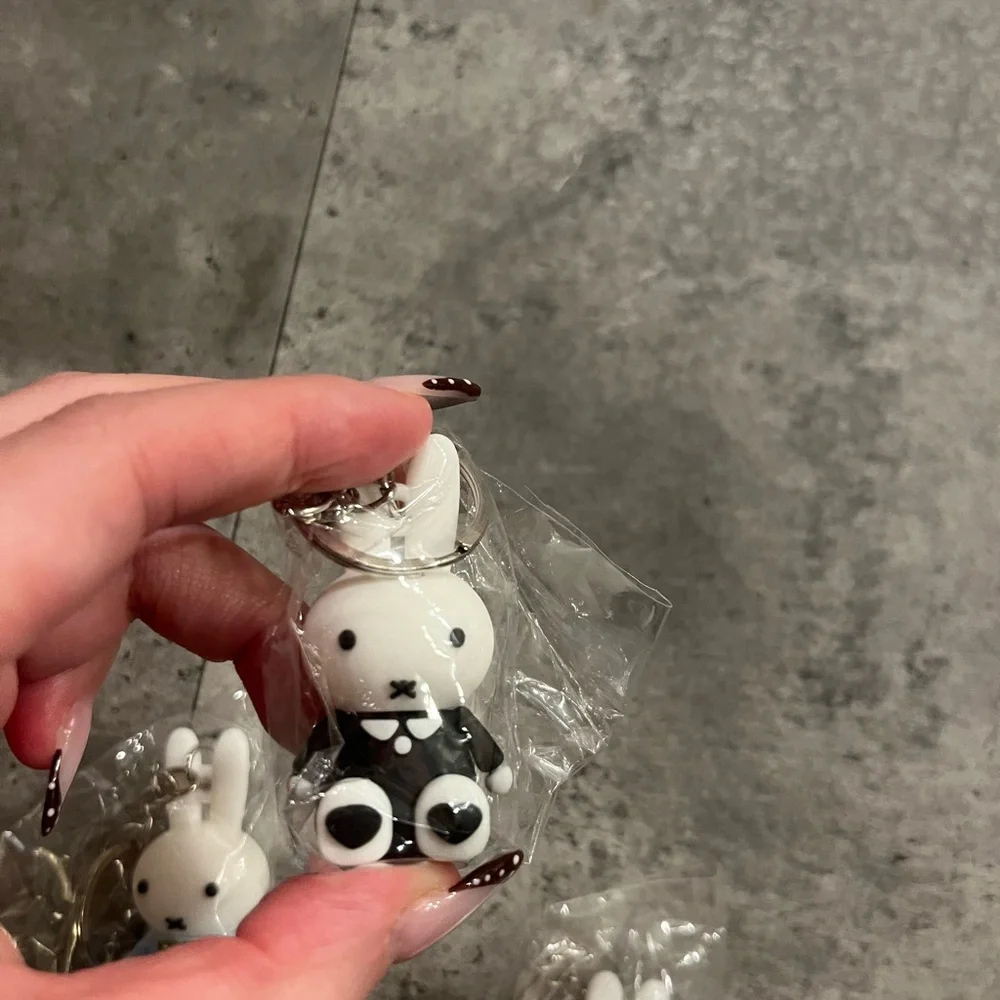 Miffy Keychain Set - Blue, Black, Pink - Picture 3 of 4